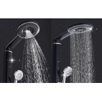 Душевая панель Gappo с гидромассажем черная G2417 Душевая панель Gappo с гидромассажем черная G2417