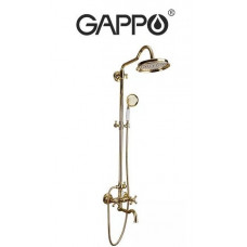 Душевая система Gappo G2489-4 для ванны и душа 3 в 1 с ручным и верхним душем G2489-4