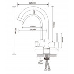 Смеситель Gappo G4398-10 для кухни с краном для питьевой воды G4398-10