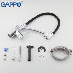 Смеситель Gappo G4398-11 для кухни с гибким изливом, с краном для питьевой воды G4398-11