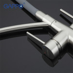 Смеситель Gappo G4398-17 для кухни с гибким изливом, с краном для питьевой воды G4398-17