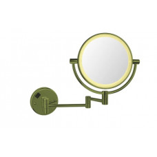 Зеркало Gappo 20 см косметическое двустороннее с подсветкой круглое G6103-4