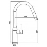 Смеситель для кухни Gappo черный матовый G4398-46