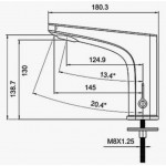 Смеситель Gappo сенсорный для раковины хром G523