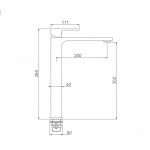 Смеситель для раковины Gappo G1083-82