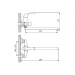 Смеситель для ванны Gappo Hanm G2235