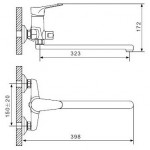 Смеситель для ванны Gappo Vantto G2236