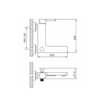 Смеситель для ванны Gappo G3004