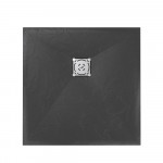 Душевой поддон RGW ST-B 90х90х2,5 черный, квадратный, искусственный камень 16152099-04