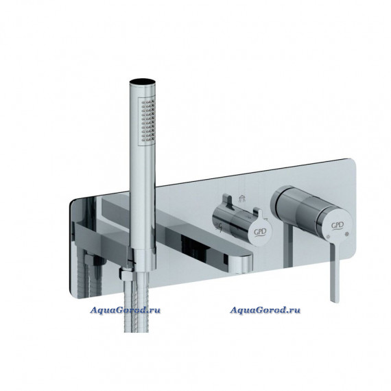 Смеситель для ванны GPD GILDO хром MKA165