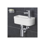 Раковина компактная, GROHE Euro Ceramic, 37 см, альпин-белый, (39327000)