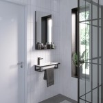 Консоль подвесная Grossman Метрис 50 полотенцедержатель справа черная 105002 Консоль подвесная Grossman Метрис 50 полотенцедержатель справа черная 105002