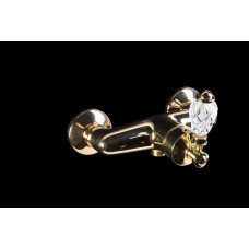 Смеситель Boheme Vogue Crystal для душа без гарнитура 214-CRST золото Смеситель Boheme Vogue Crystal для душа без гарнитура 214-CRST золото