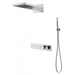 Душевая система Boheme Fusion встроенная с термостатом 131-CR CHROME Душевая система Boheme Fusion встроенная с термостатом 131-CR CHROME