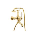 Смеситель Boheme Imperiale Ripresa 323 для ванны с гарнитуром золото Смеситель Boheme Imperiale Ripresa 323 для ванны с гарнитуром золото