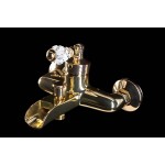 Смеситель Boheme Vogue Crystal для ванны без гарнитура 213-CRST золото Смеситель Boheme Vogue Crystal для ванны без гарнитура 213-CRST золото