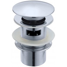 Донный клапан Boheme Brillante для раковины автомат с переливом 612/2 хром