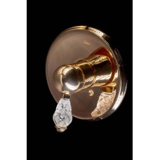 Смеситель Boheme Crystal встроенный в стену 285-CRST золото Смеситель Boheme Crystal встроенный в стену 285-CRST золото