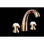 Смеситель Boheme Satine встраиваемый для раковины на 3 отверстия 297-ST Смеситель Boheme Satine встраиваемый для раковины на 3 отверстия 297-ST