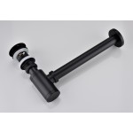 Сифон для раковины Boheme 609-B без клик-клака черный Сифон для раковины Boheme 609-B без клик-клака черный