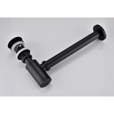 Сифон для раковины Boheme 609-B без клик-клака черный