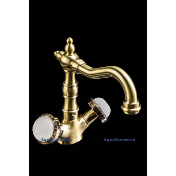 Смеситель Boheme Satine для умывальника с высоким изливом 312-ST бронза Смеситель Boheme Satine для умывальника с высоким изливом 312-ST бронза