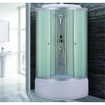 Душевая кабина Niagara Eco NG-7307-14 с крышей матовое стекло 80х80х215