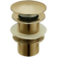 Донный клапан Boheme Medici для раковины автомат 610 бронза