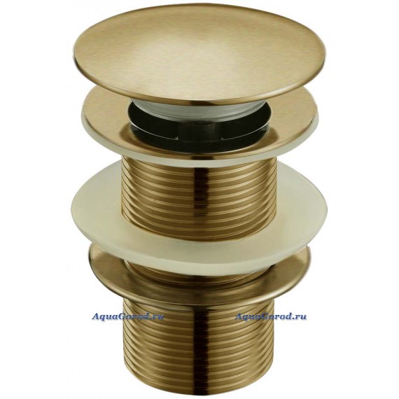 Донный клапан Boheme Medici для раковины автомат 610 бронза