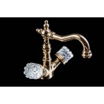 Смеситель Boheme Crystal для умывальника с высоким изливом 292-CRST золото Смеситель Boheme Crystal для умывальника с высоким изливом 292-CRST золото