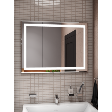 Зеркало Континент Торрес Люкс 70x50 см с подсветкой ЗЛП1532