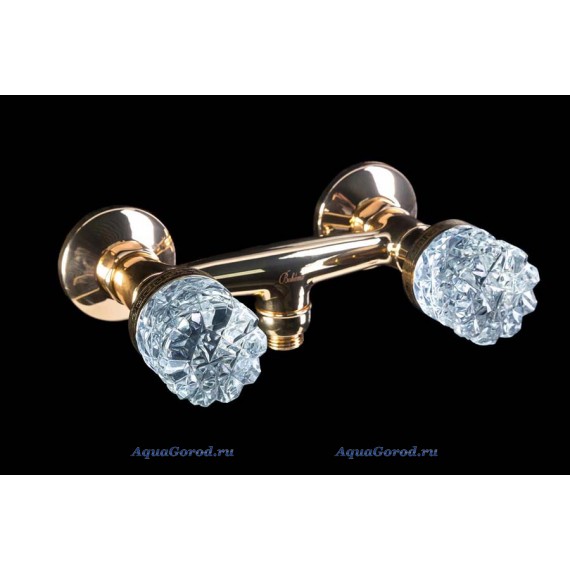 Смеситель Boheme Crystal для душа 294-CRST золото Смеситель Boheme Crystal для душа 294-CRST золото
