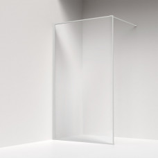 Душевая перегородка Iddis Slide Walk-in 100х195 прозрачное стекло профиль белый матовый SLI8WS0i23