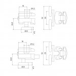 Ролик для душевой зоны Iddis Optima Home хром глянец 966D23C8DZ