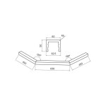 Профиль декоративный под душевое ограждение Iddis Steel белый STE5WS9i22