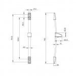 Душевая стойка Iddis Optima Home хром глянец A30311