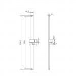 Душевая стойка Iddis Optima Home черный матовый OPH70B0i17