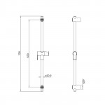 Душевая стойка Iddis Ray хром глянец RAY70C0i17