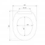 Сиденье Iddis Optima Home универсальное полипропилен белый ID 01 046.1 bel