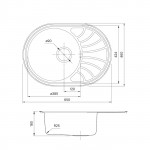 Мойка кухонная Iddis Suno 650х460 нержавеющая сталь матовый SUN65SDi77