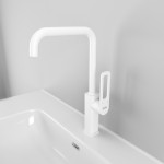 Смеситель Iddis Slide SLIWT00i05 для кухни, белый матовый