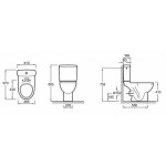 Унитаз напольный Jacob Delafon Odeon Up чаша 36,5х67х41 см 4956CK-00