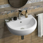 Раковина подвесная Kerama Marazzi Buongiorno 55 белый глянец BG.NN.wb.55