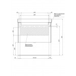 Тумба под умывальник Kerama Marazzi Buongiorno Plus 80 подвесная 1+1 ящик белый глянец/дуб кантри BGP.80.1+1\WHT