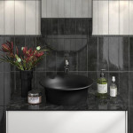 Раковина накладная Kerama Marazzi CANALETTO 40 черная матовая CN.wb.40\BLK.M