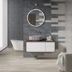 Тумба под умывальник Kerama Marazzi ATOLLO 110 подвесная 3 ящика белый матовый AT.110\WHT.M