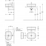 Раковина накладная Kerama Marazzi Circo 50х36 белый глянец CI.wb.50