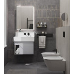 Тумба под умывальник Kerama Marazzi Logica 65 подвесная серая LO.M.65\GRAY