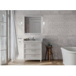 Тумба под умывальник Kerama Marazzi Pompei 80 напольная 3 ящика белый глянец PO.80.3\WHT