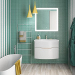 Тумба под умывальник Kerama Marazzi Riva 80 подвесная белый матовый RV.80\WHT.M